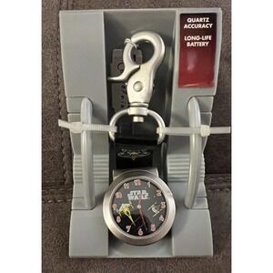 New NELSONIC STAR WARS EPISODE 1 Space Battle QUARTZ rotate disk POCKET WATCH
